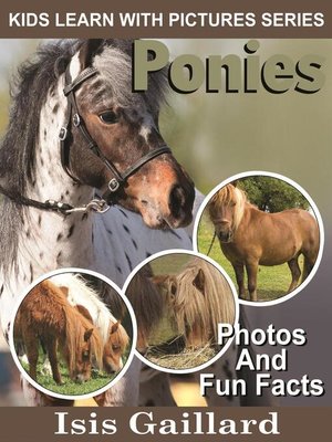 cover image of Ponies Photos and Fun Facts for Kids